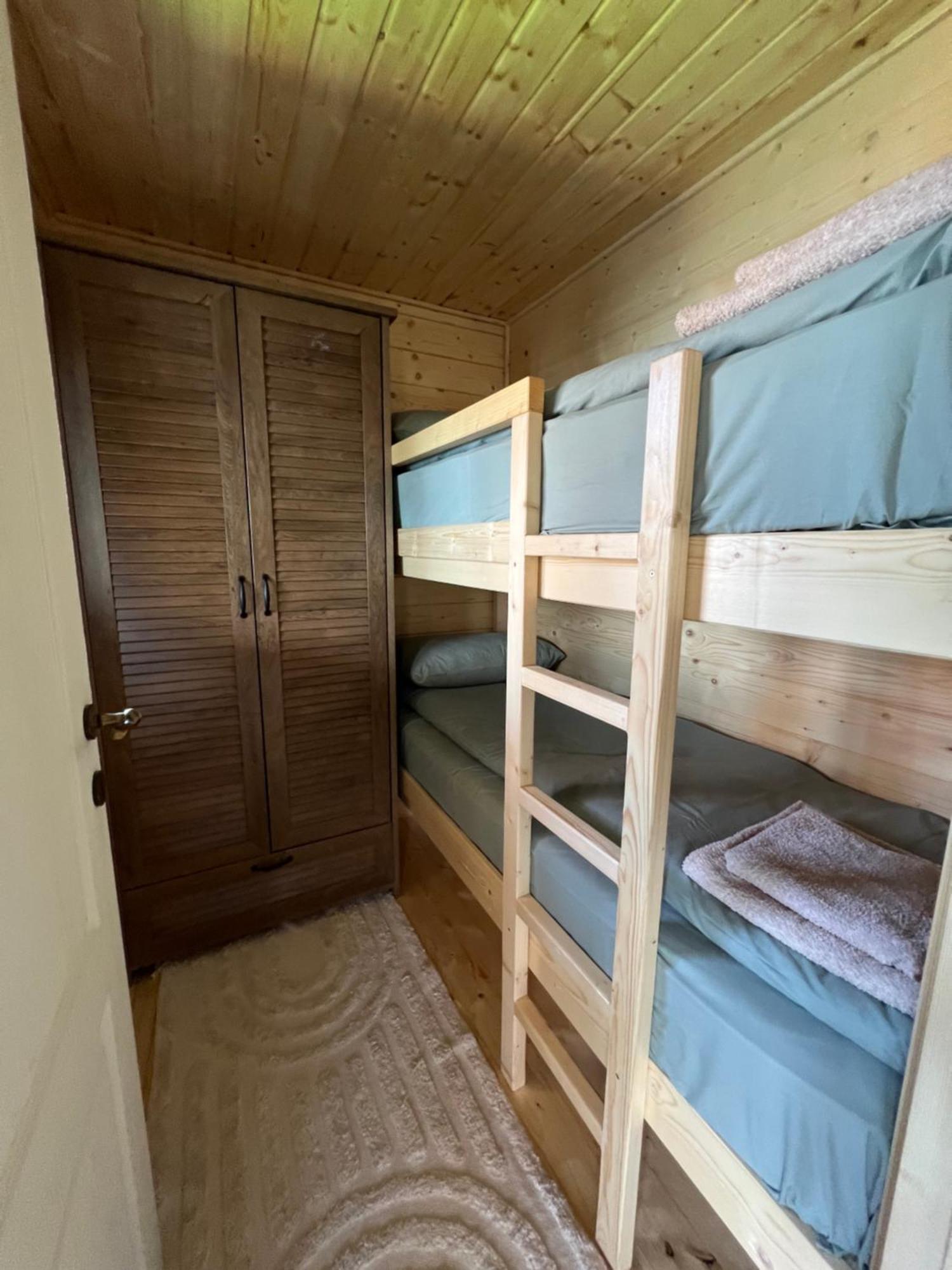 Holiday Bicaz Bungalows On The Lake Bagian luar foto